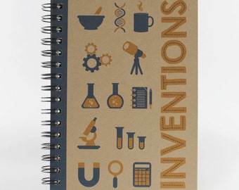 Small Spiral Notebook "Inventions"