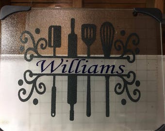 Personalized cutting board