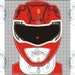 Red Hero Peeker Applique- Red Hero Peeker Portrait Head-Machine Embroidery Designs - INSTANT DOWNLOAD