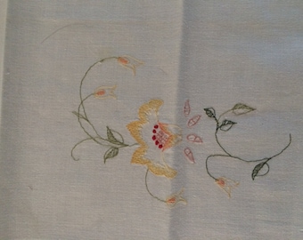 Guest Hand Towel - Machine Embroidered Design