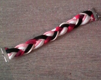 Red braided bracelet