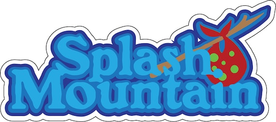 Download Disney Splash Mountain Ride at Magic Kingdom Title: SVG DXF