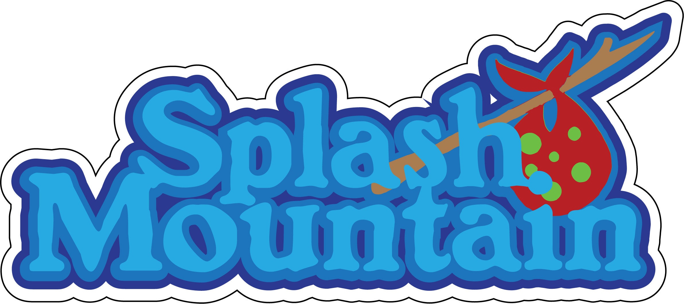 Download Disney Splash Mountain Ride at Magic Kingdom Title: SVG DXF