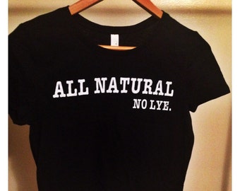 All Natural No Lye Crop Top (Xs/S)