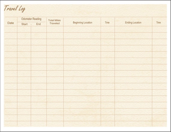 travel log