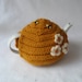 Bee Hive Teapot Cozy tea cosy, tea accessories wool cosy - beehive cosy medium in wool