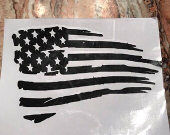 Distorted American Flag