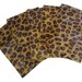 1 pc Cheetah LS13 4 x 6" Leather cut pieces, Project pieces, DIY project, Leather scrap, Leather pre cut, Leather project, leather material