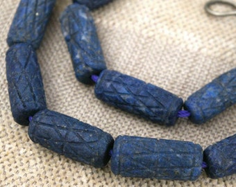 Antique Lapis Lazuli Bead Strand from Afghanistan, 4