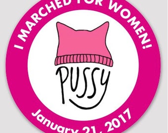 3" MARCH for WOMEN Sticker
