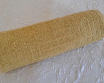 100% COTTON, BANANA YELLOW TERRY CLOTH KITCHEN TOWEL.