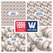 Vinyl WOW Premium Crafting Sheets - Sports Balls (Baseball) Printed Pattern - Heat Transfer (HTV) or Self Adhesive (SAV)