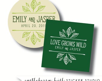 Seed packet sticker | Etsy