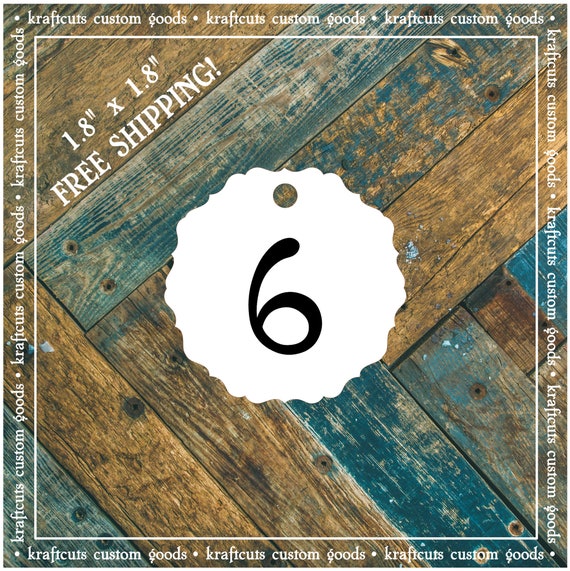 Flip Flop Size Tags #804 - Wedding Reception, Anniversary Party or Birthday Party FREE SHIPPING!