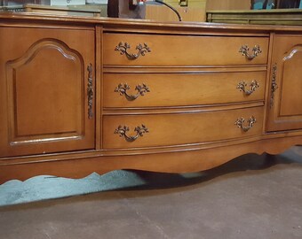 Customizable French provincial buffet server / Tv Stand / Credenza