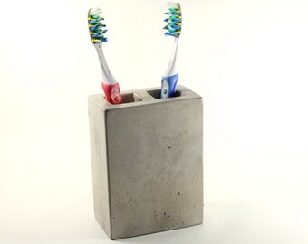 Concrete Toothbrush Holder 2