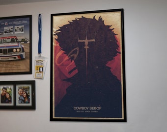 Large Cowboy Bebop Poster - Spike Spiegel