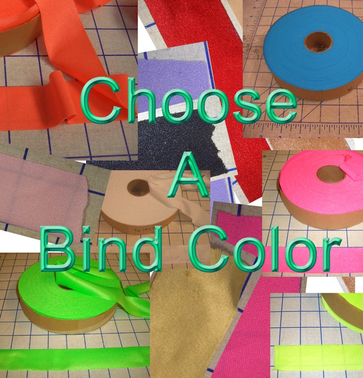 BTY By the Yard Lycra Raw Edge Bind It Stretch Seam Binding