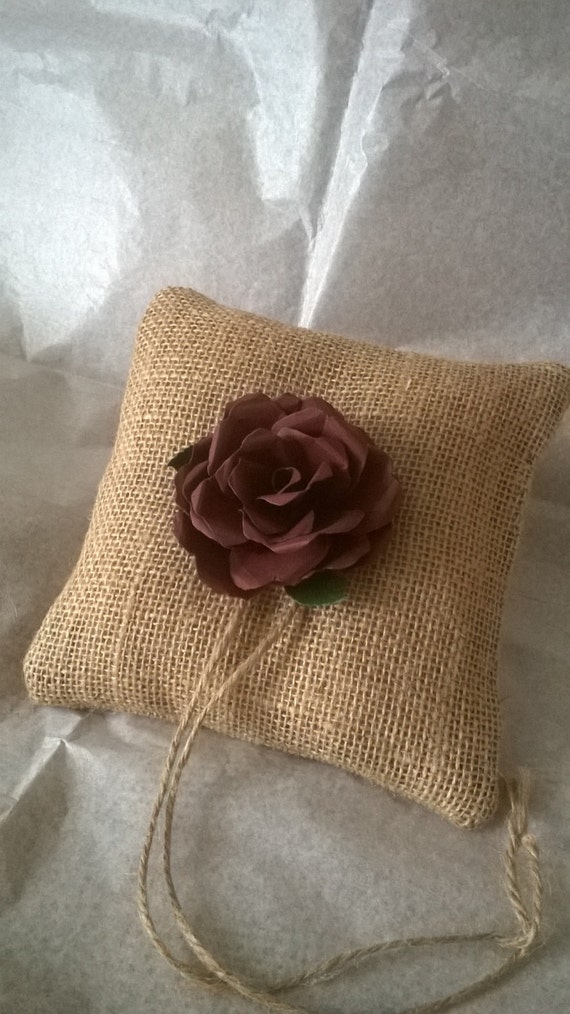 Ring Bearer Hessian Cushion Uk Ring Bearer Hessian Cushion Uk