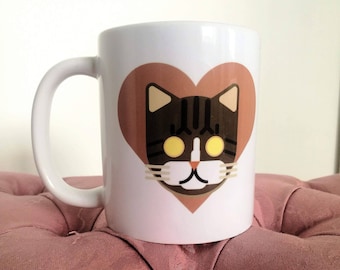 Le Catto 'I Love Tabby' (Limited Quantity) Official Catto Mug