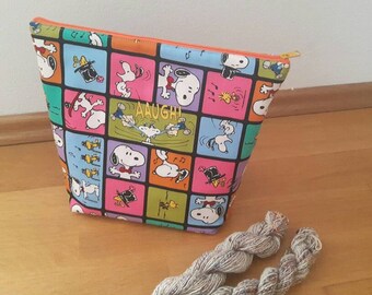 Project bag, knitting bag, Projectbag, zipper pouch, Knittingbag