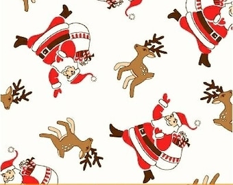 Storybook Christmas White Santa Claus 41750-1 by Whistler Studios for Windham Fabrics