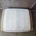 Vintage Tupperware Beige Deviled Egg Storage Container with Trays Travel Container Pot Luck Party