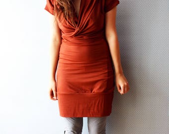 Cowl Dress / Nursing Wear / Slinky Soft Bamboo Jersey / By Replicca / size Small to X-Large / Five Colours / NEW FABRIC / Made To Order