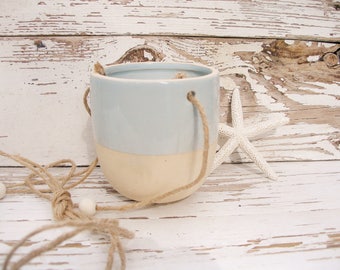 Hanging planter ceramic plant pot