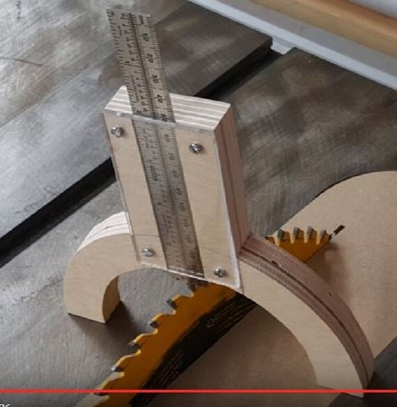 Height Gauge for Table Saw Router Table or other. Feel free