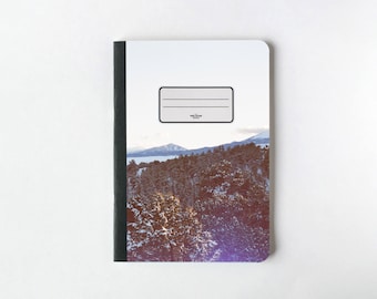 Snowed Forest Notebook - Journal - Sketchbook - The Shining - Blank pages - Lined pages