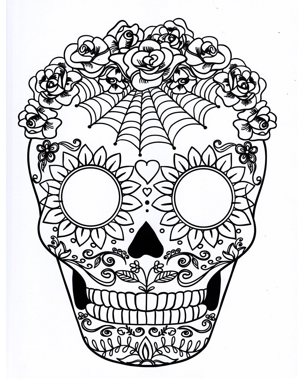 five-different-sugar-skull-coloring-pages-printable-digital
