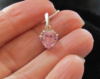 4ct Soft Pink Genuine Heart Shaped Sapphire
