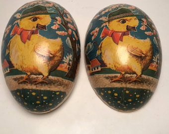 Antique vintage Cardboard Easter egg box
