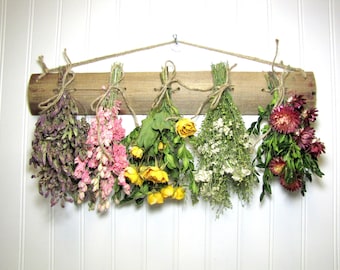 Dried Flower Rack, Drying Rack, Dried Flower Arrangement, Farmhouse Decor