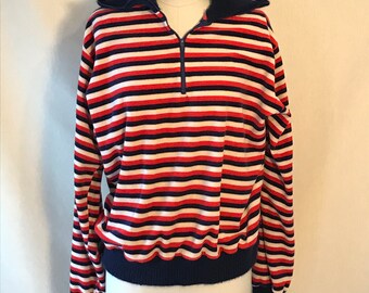 Vintage 1970s velour pullover