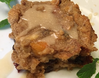 New Orleans Bread Pudding with Jack Daniel Rum Sauce