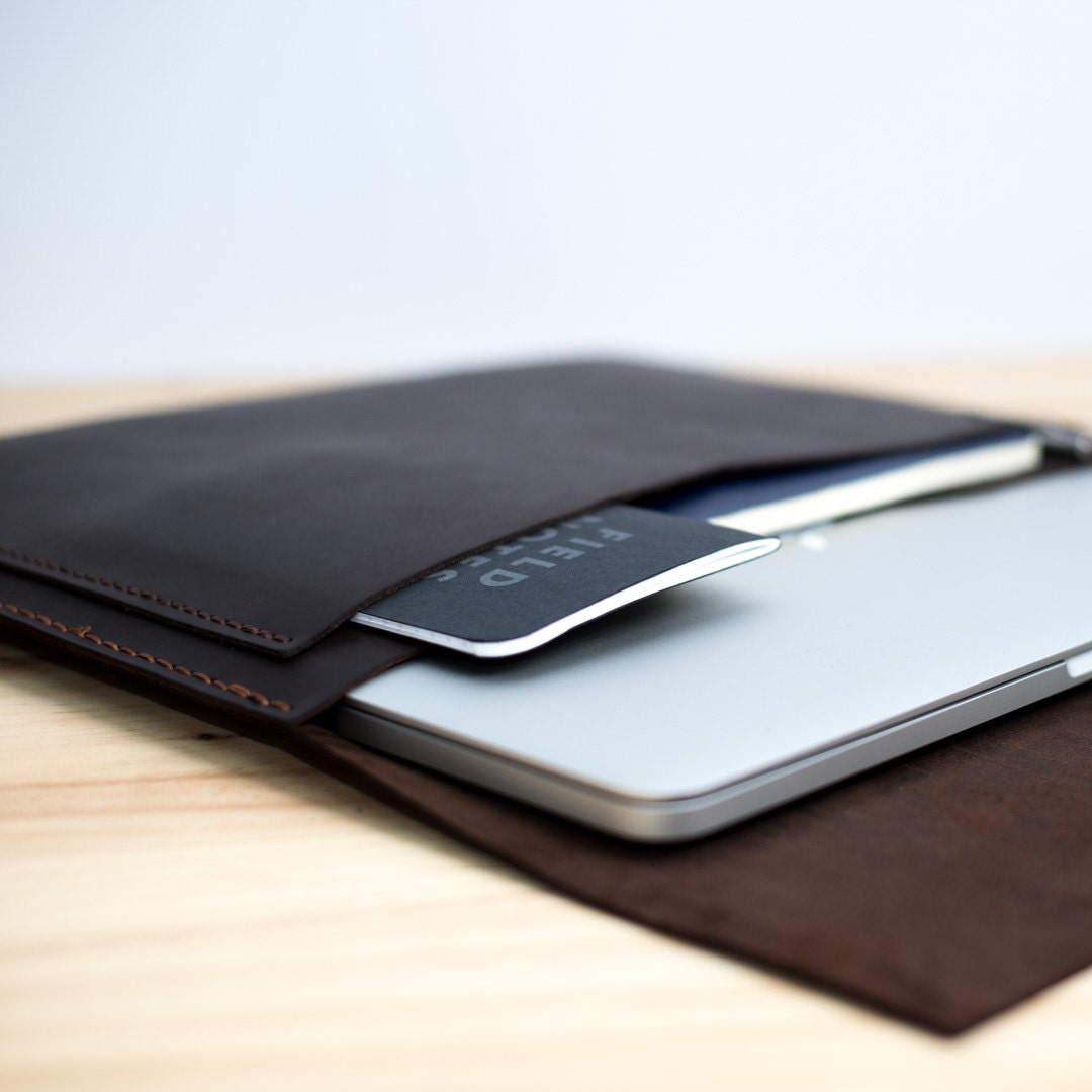 Brown Dell XPS 13 15 Leather Case Dell Xps 13 15 Sleeve