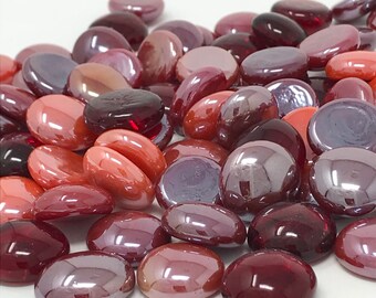 Red Glass Gems Mix 12oz (3/4 lb)//Mosaic Supplies//Craft Glass//Mosaic Surplus