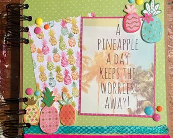 Mini Album, Scrapbook, Journal, Summer Mini Album
