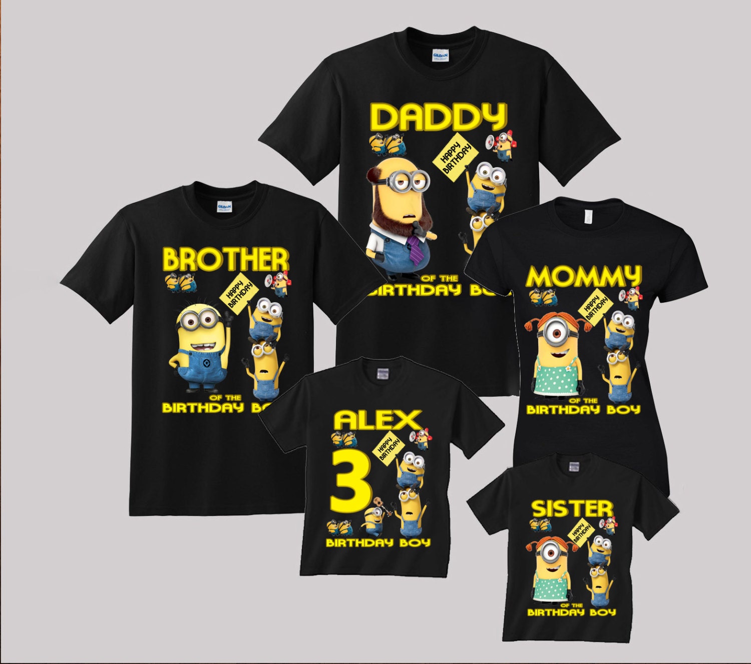 minion first birthday shirt