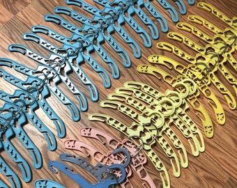 37 Vintage Child Baby CHILDRENS Plastic HANGERS Circus Fish Ducks Geese