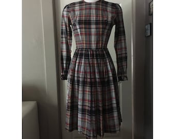 Autumn Plaid Dress