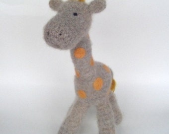 PATTERN PDF Crocheted and Felted Baby Giraffe Amigurumi Pattern