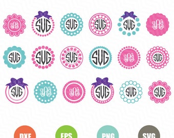 Download Monogram frame | Etsy