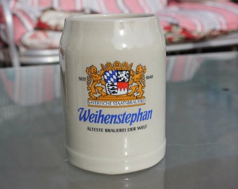 1980's Vintage Beer Stein from Weihenstephan - 1/2 Liter - Excellent Condition