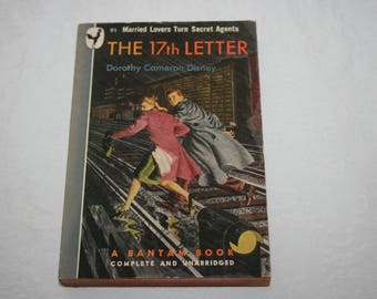Vintage Paperback Book, The 17th Letter, by Dorothy Cameron Disney, 1947