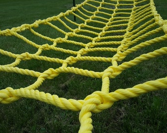 Climbing net cargo net made from 3/4" heavy duty poly rope Choose a size