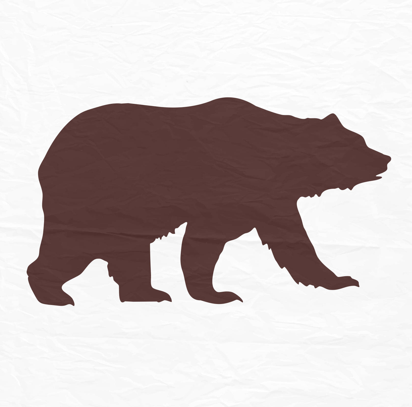 Bear SVG Bear Silhouette Bear Monogram SVG SVG Files