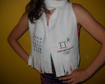 PyeongChang 2018 Winter Olympics White Games Scarf!